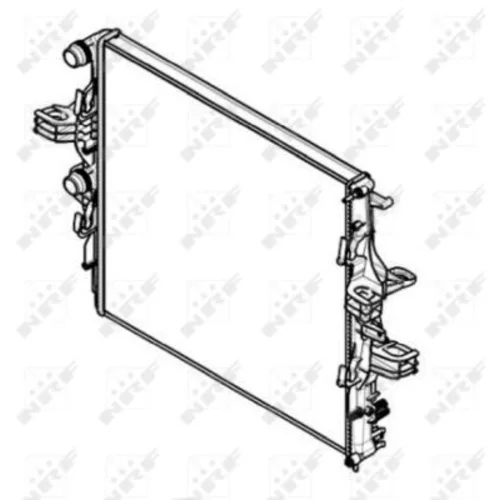 Chladič motora NRF 58431 - obr. 4