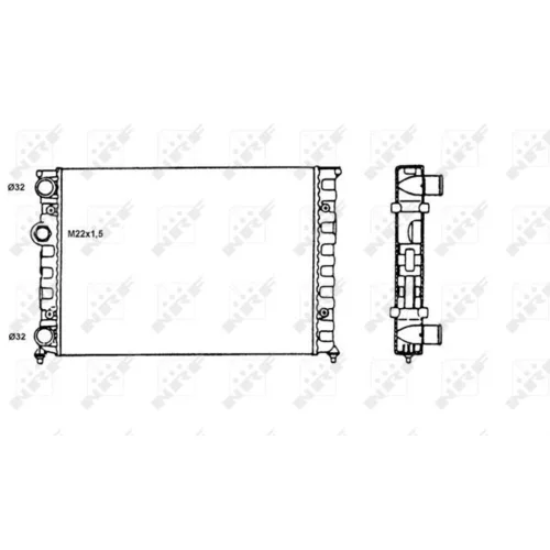 Chladič motora NRF 58819 - obr. 3