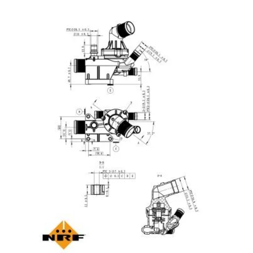 Termostat chladenia NRF 725019 - obr. 4