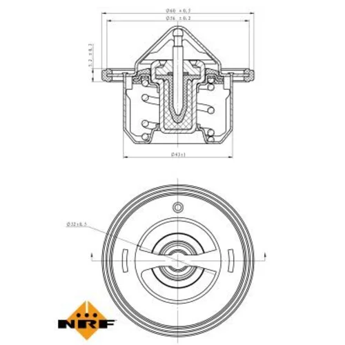 Termostat chladenia NRF 725080 - obr. 4