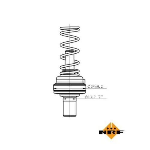 Termostat chladenia NRF 725085 - obr. 4