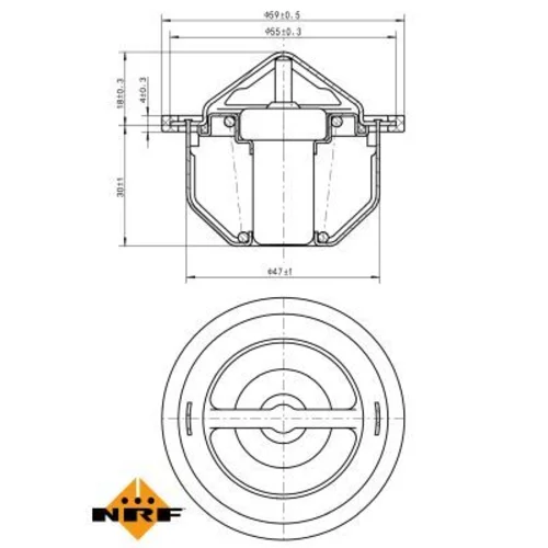 Termostat chladenia NRF 725168 - obr. 4