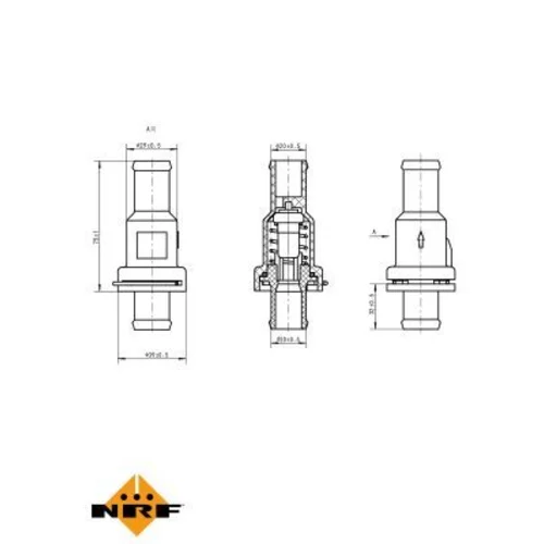 Termostat chladenia NRF 725175 - obr. 4