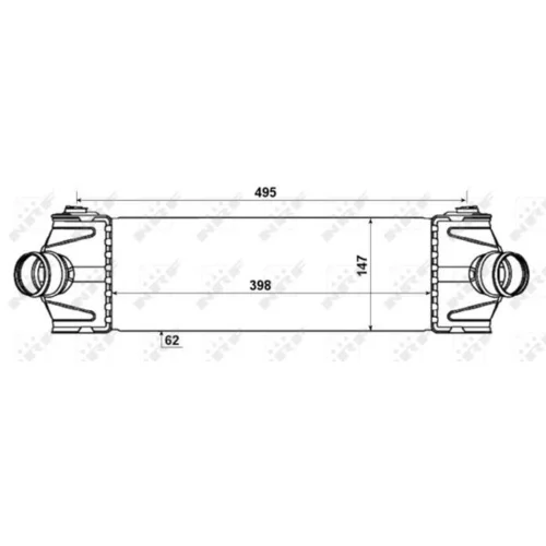 Chladič plniaceho vzduchu NRF 30037 - obr. 7