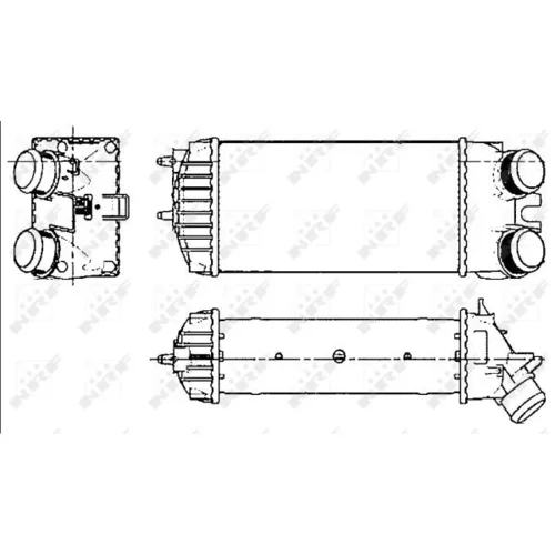 Chladič plniaceho vzduchu NRF 30278 - obr. 4