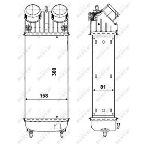 Chladič plniaceho vzduchu NRF 30473 - obr. 4