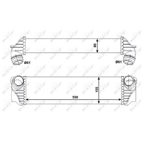 Chladič plniaceho vzduchu 30523 /NRF/ - obr. 7