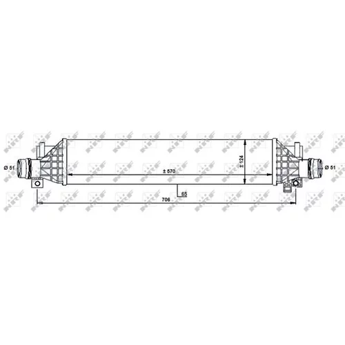 Chladič plniaceho vzduchu NRF 30925 - obr. 7