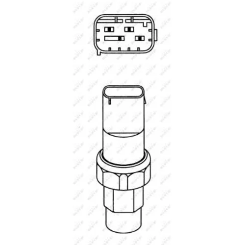Tlakový spínač klimatizácie NRF 38933 - obr. 4