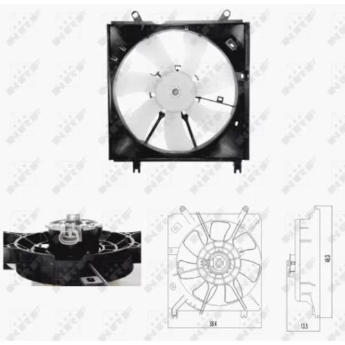 Ventilátor chladenia motora NRF 47696