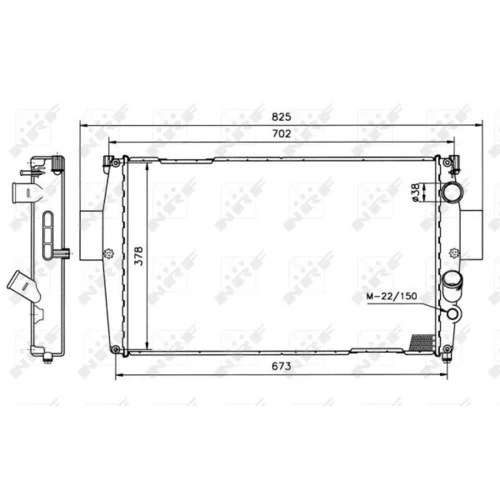 Chladič motora NRF 51538 - obr. 4