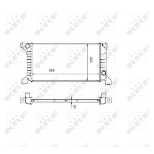 Chladič motora NRF 516212 - obr. 4