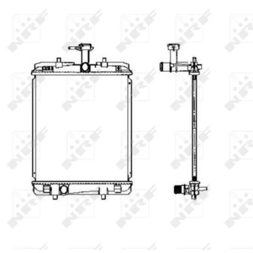 Chladič motora NRF 53459 - obr. 3