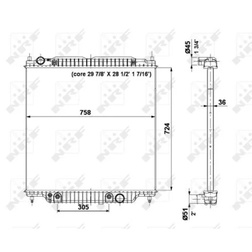 Chladič motora NRF 56037 - obr. 4