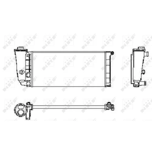 Chladič motora NRF 58781 - obr. 3