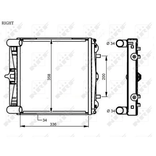 Chladič motora NRF 59131 - obr. 4