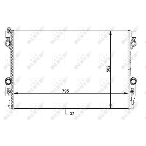 Chladič motora NRF 59172 - obr. 3