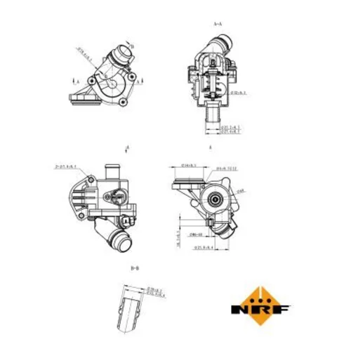 Termostat chladenia NRF 725027 - obr. 4