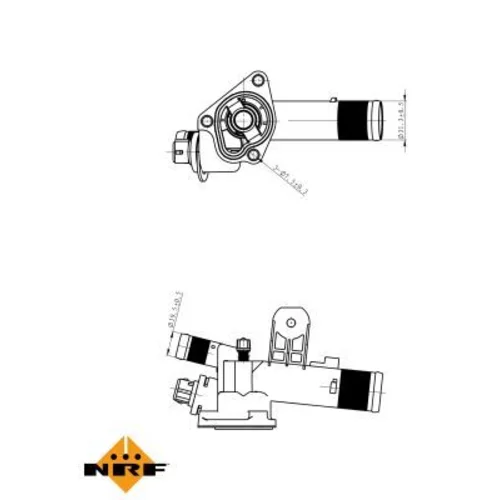 Termostat chladenia NRF 725056 - obr. 4