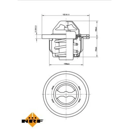 Termostat chladenia NRF 725089 - obr. 4