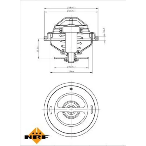 Termostat chladenia 725194 /NRF/ - obr. 4