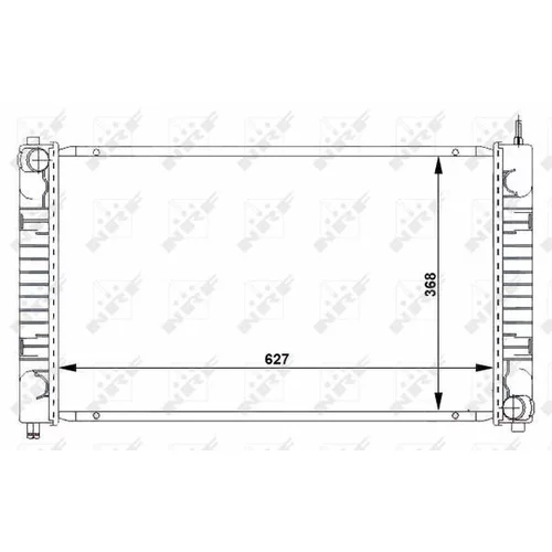 Mriežka chladiča motora NRF 24249 - obr. 4