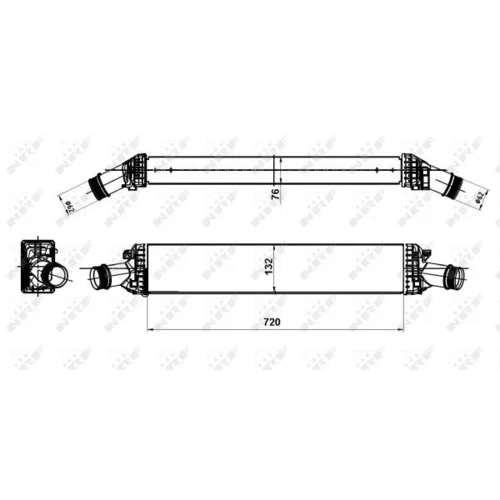 Chladič plniaceho vzduchu NRF 30189 - obr. 4