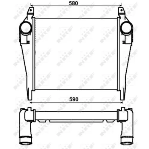 Chladič plniaceho vzduchu NRF 30264 - obr. 4