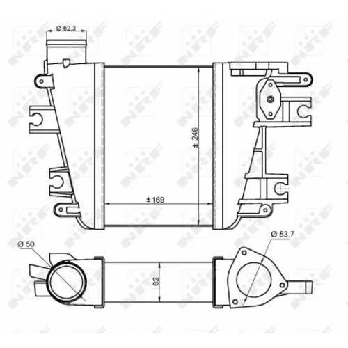 Chladič plniaceho vzduchu 30384 /NRF/ - obr. 4