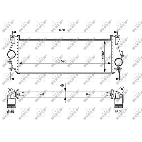 Chladič plniaceho vzduchu NRF 30910 - obr. 4