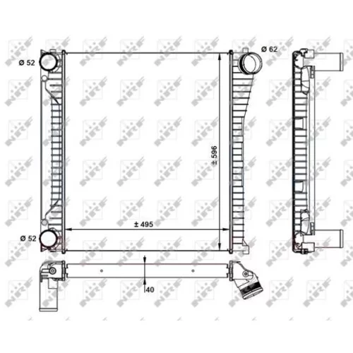 Chladič plniaceho vzduchu NRF 30929 - obr. 4