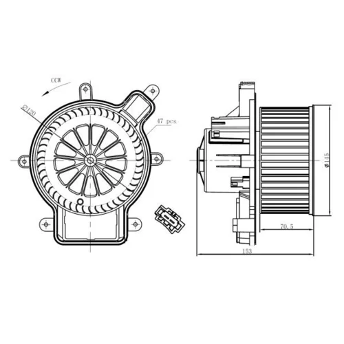 Vnútorný ventilátor NRF 34270 - obr. 4