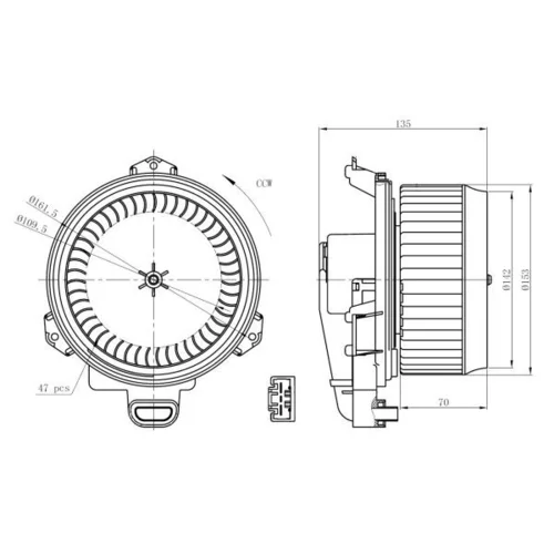 Vnútorný ventilátor NRF 34296 - obr. 4