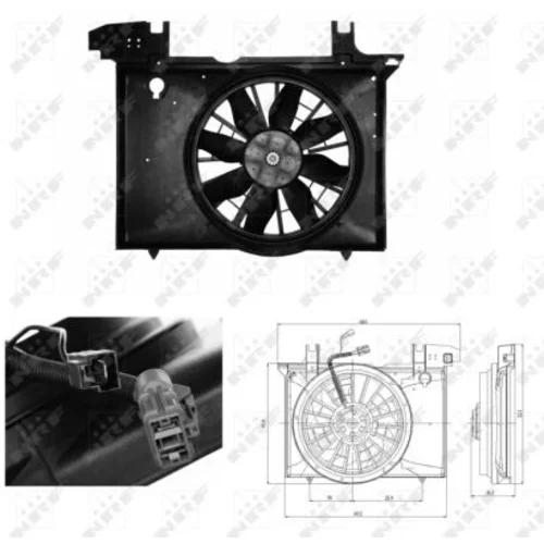 Ventilátor chladenia motora NRF 47703