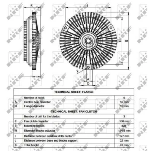 Spojka ventilátora chladenia NRF 49536 - obr. 4