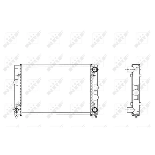 Chladič motora 509505 /NRF/