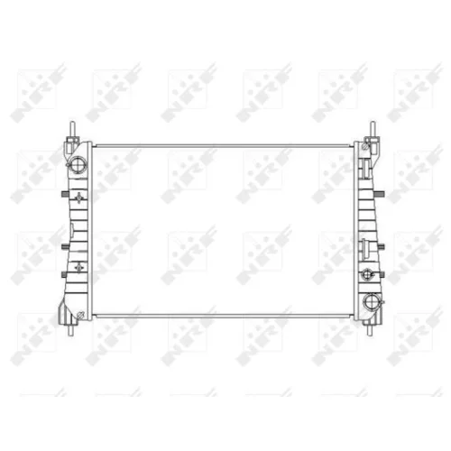 Chladič motora NRF 54503