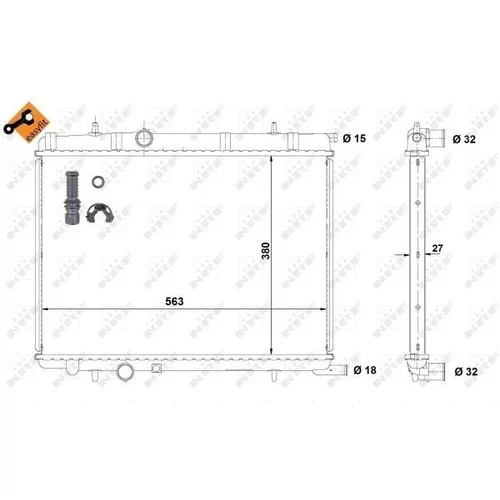 Chladič motora NRF 58312 - obr. 3