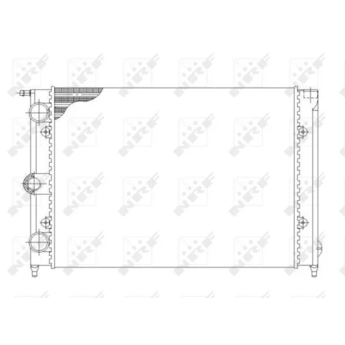 Chladič motora NRF 58697