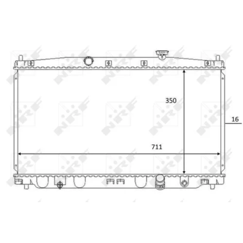 Chladič motora NRF 59066 - obr. 4