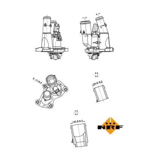 Termostat chladenia NRF 725048 - obr. 4