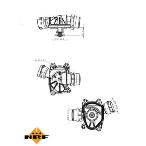 Termostat chladenia NRF 725091 - obr. 4