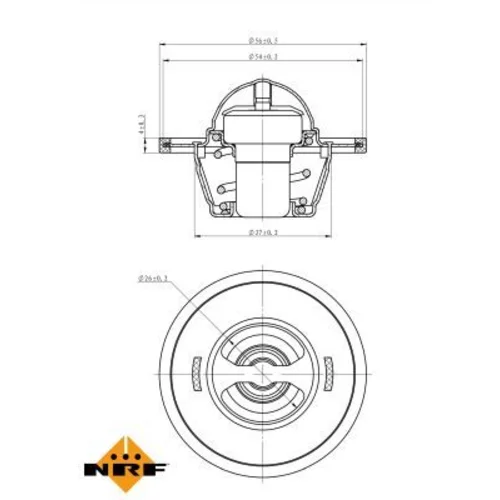 Termostat chladenia 725135 /NRF/ - obr. 4