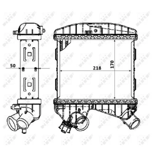 Chladič plniaceho vzduchu NRF 30177 - obr. 4