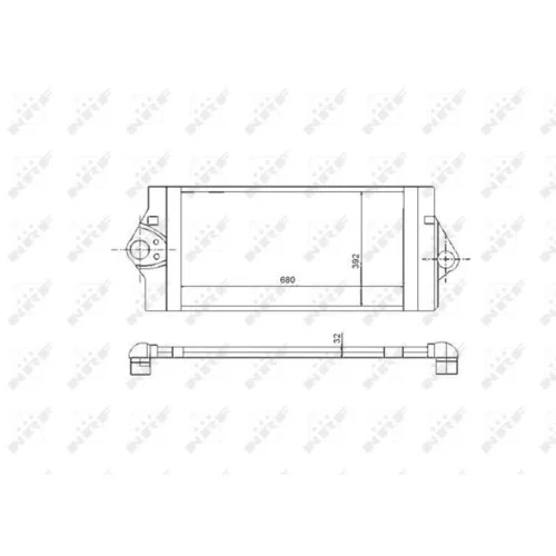 Chladič plniaceho vzduchu NRF 30893 - obr. 4