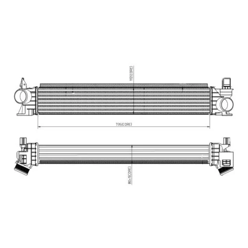 Chladič plniaceho vzduchu NRF 309033