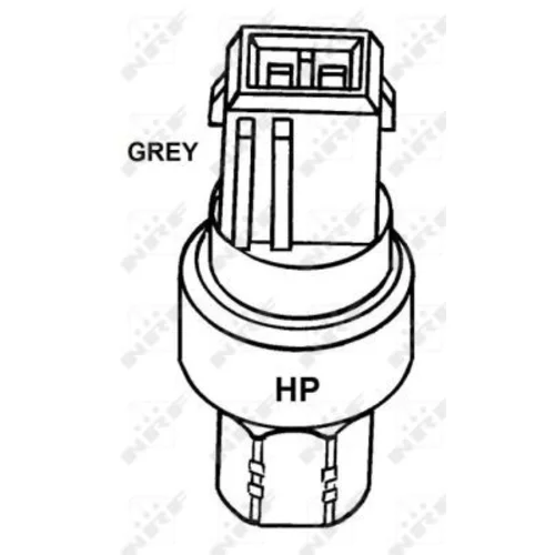 Tlakový spínač klimatizácie 38910 /NRF/ - obr. 4