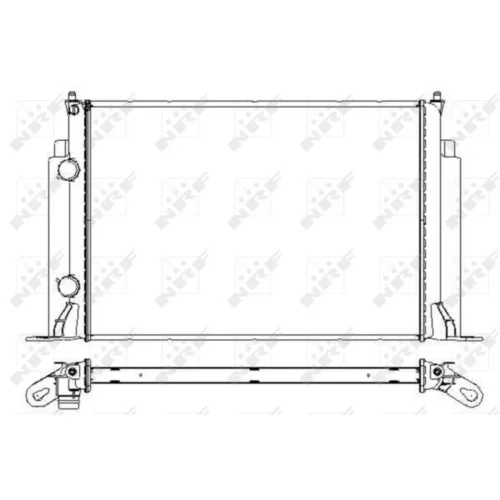 Chladič motora NRF 53609 - obr. 3
