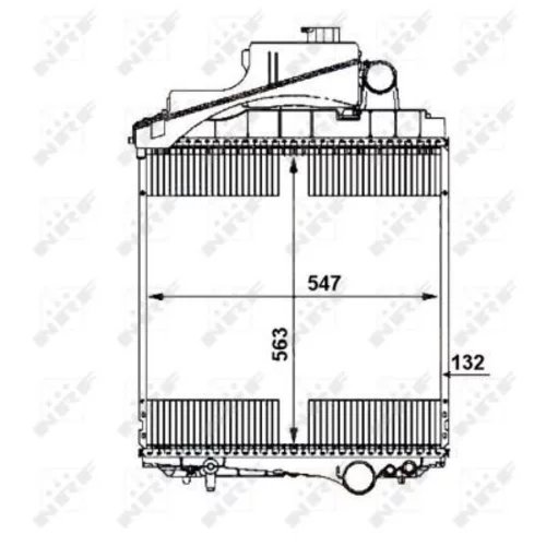 Chladič motora NRF 54110 - obr. 4