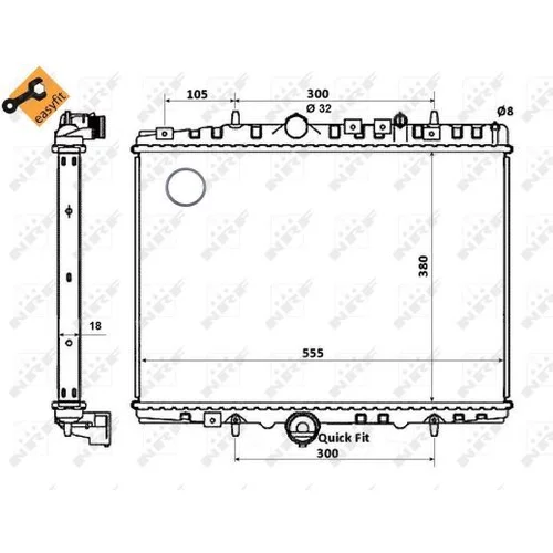 Chladič motora NRF 58352 - obr. 4